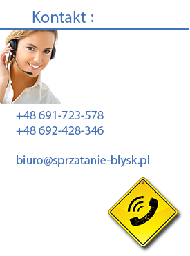 telefon do firmy sprzątającej w Łodzi, kontakt z firmą Błysk Łódź