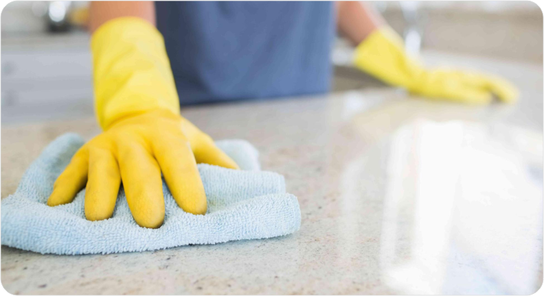 sprzątanie kuchni, mycie podłóg